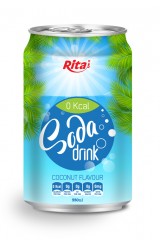 330ml Soda drink coconut Flavour 1